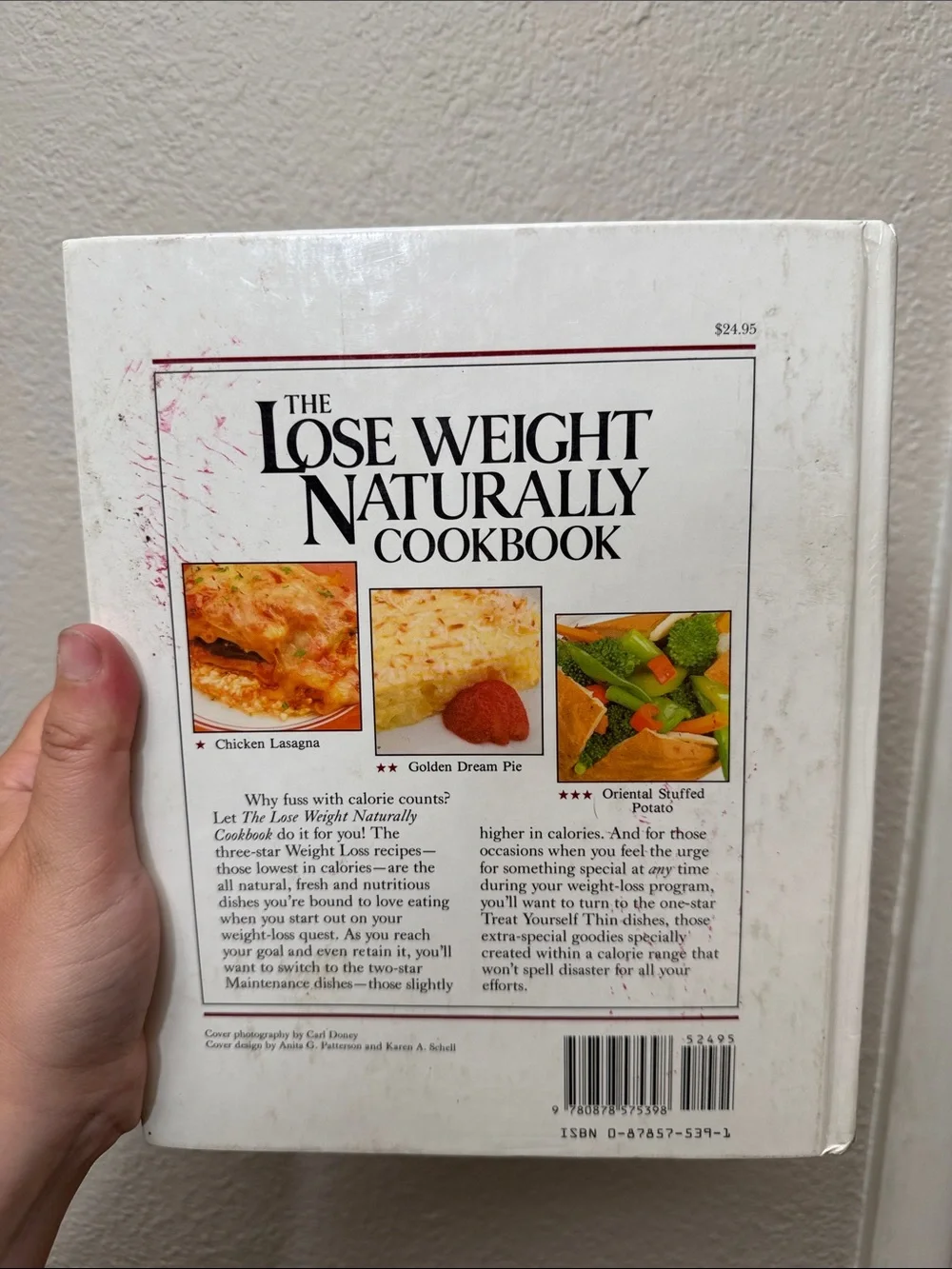 The Lose Weight Naturally Cookbook - Red Hardcover